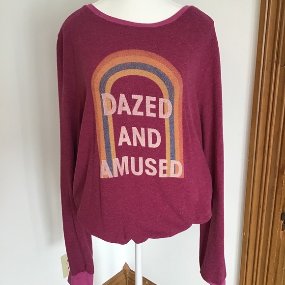 Wildfox Tops - Wildfox Dazed and Amuzed Sweatshirt Size XL